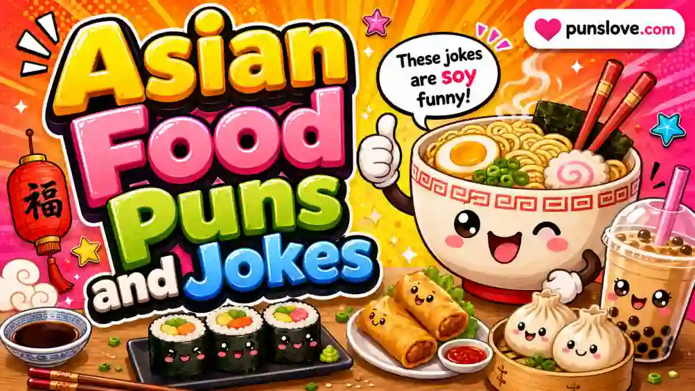 Asian Food Puns and Jokes
