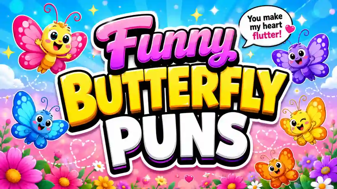  Hilarious Butterfly Puns