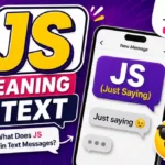 JS Meaning in Text