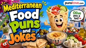 Mediterranean Food Puns and Jokes