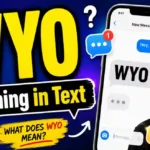 wyo meaning in text