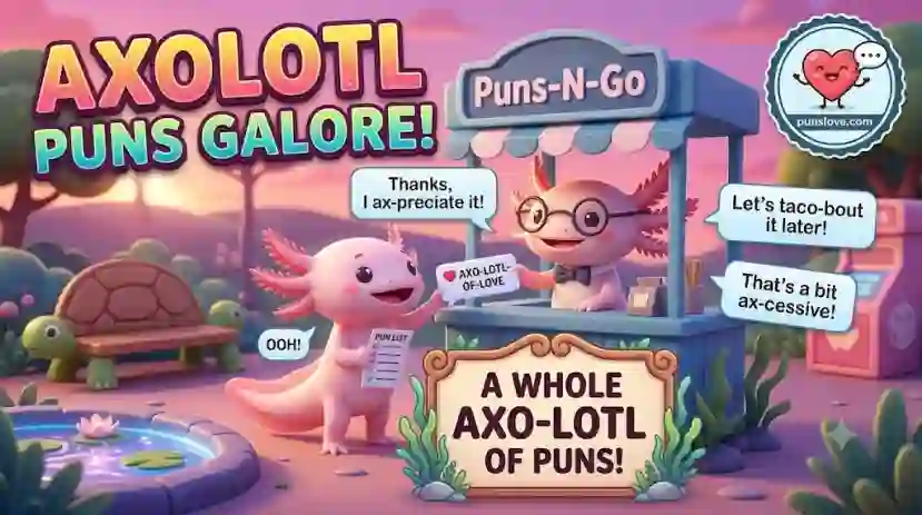 Axolotl Puns