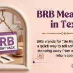 BRB Meaning in Text