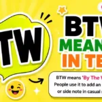 BTW Mean in Text