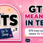 GTS Mean in Text