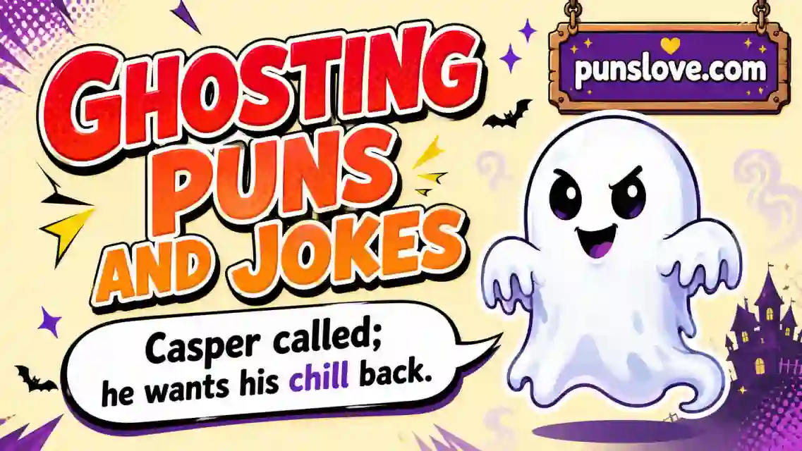 Ghosting Puns and Jokes