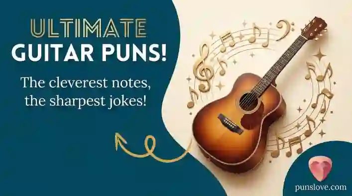 150 Best Guitar Puns for Instagram and Musicians