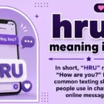 HRU Mean in Text