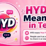 HYD Mean in Text