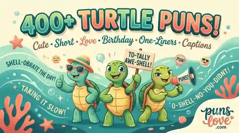200 Turtle Puns Overview