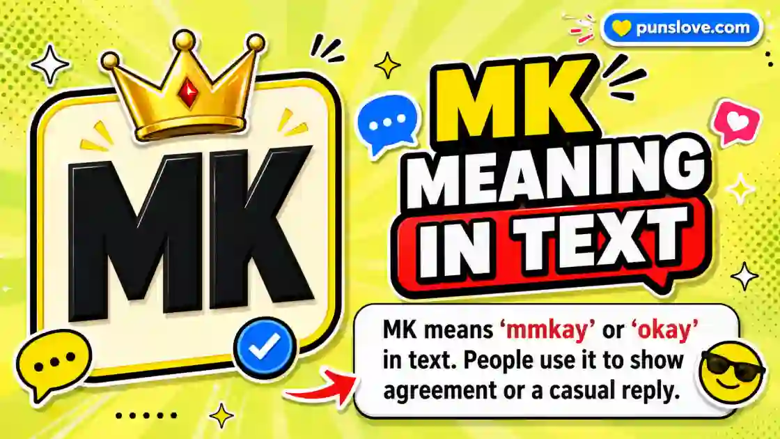 mk meaning in text